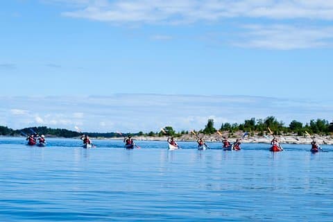 Kayak in the archipelago