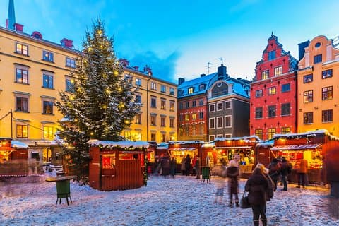 Private Christmas Walking Tour in Stockholm Old Town