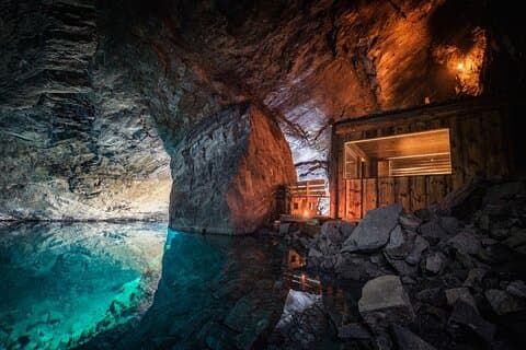 A world-unique sauna in a magical environment that few have experienced