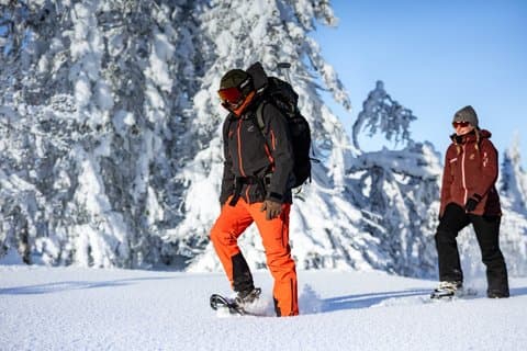 Snowshoe tour Ansättenfjäll Winter adventure in Sweden
