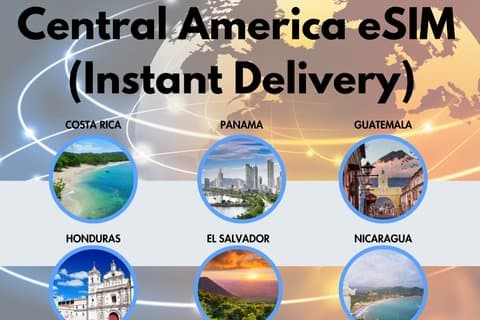 Central America eSIM (Instant Delivery)