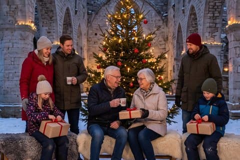 Private Christmas UNESCO Walking Tour in Visby