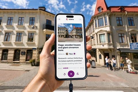 Gothenburg Self Guided Walking Tour Avenyn to Haga Audio Quiz