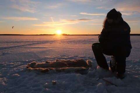 Ice Fishing Adventure in Luleå