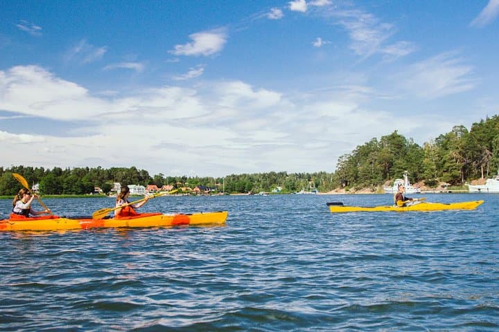 3-day kayaking adventure around Vaxholm in Stockholm Archipelago - self guided