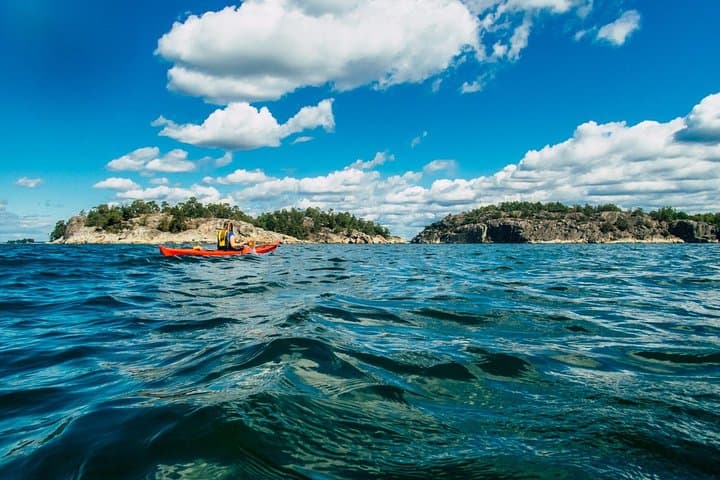 2-day kayaking adventure around Vaxholm in Stockholm Archipelago - self guided