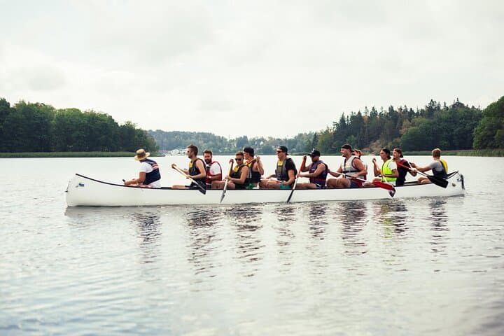 Big Canoe Group Adventure Stockholm Archipelago