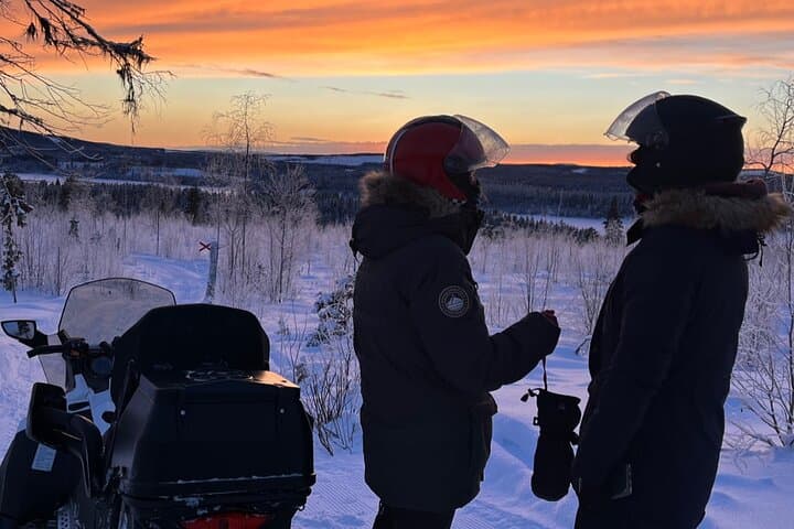 Private snowmobile day tours