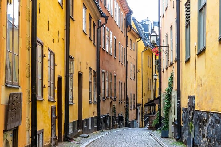 Medieval street in the Old Town