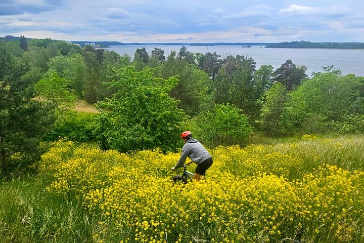 Stockholm Fat Bike Forest Adventure with Lunch and Sauna