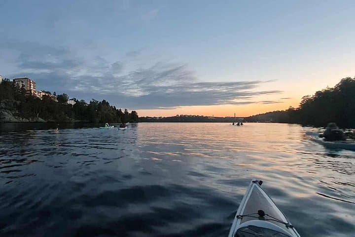 Stockholm by Night: Guided Winter Kayak with Dry Suit
