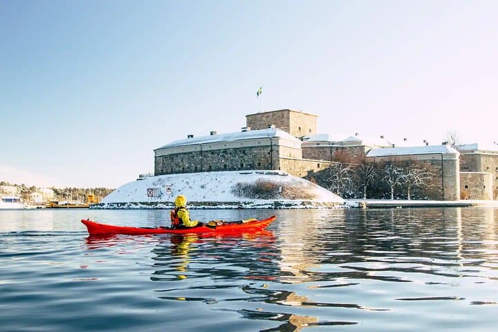 Winter Kayaking & Vaxholms Kastellet