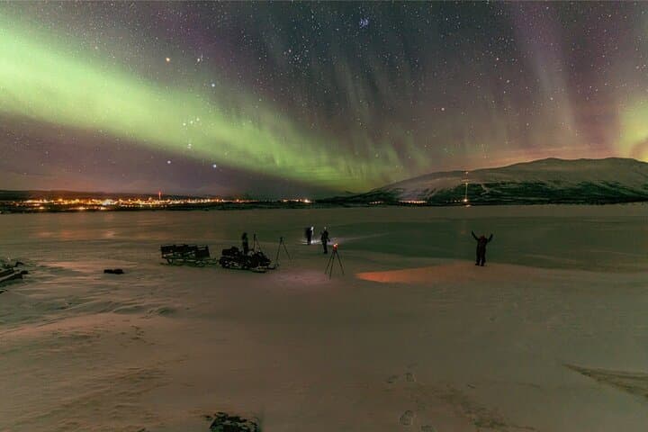 From Kiruna: Aurora Snowmobile Adventure