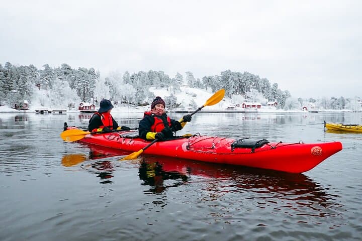 Private Winter and Summer Kayak Tour in Stockholm Archipelago