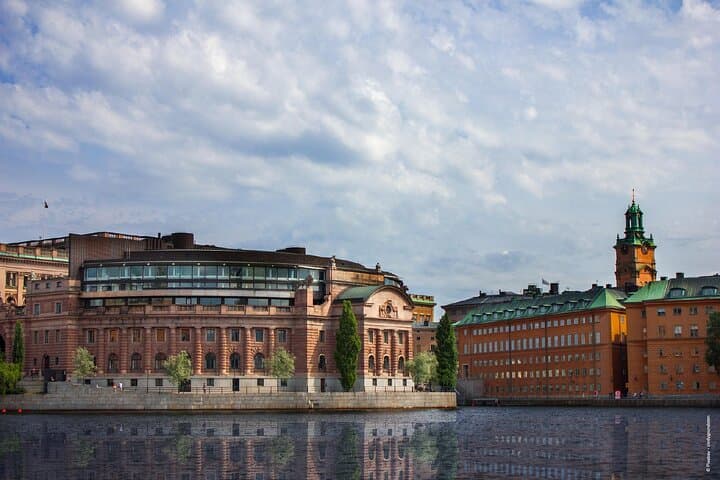 Riksdagshuset (Parliament): The seat of Swedish democracy on the island of Helgeandsholmen.