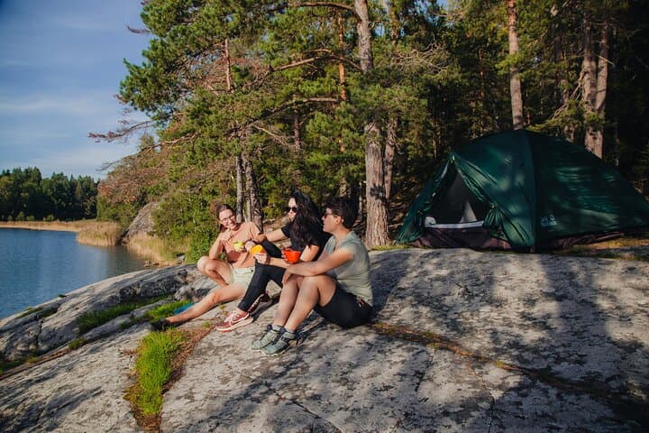 Stockholm 3 Days Guided Kayak Tour with Island Camping