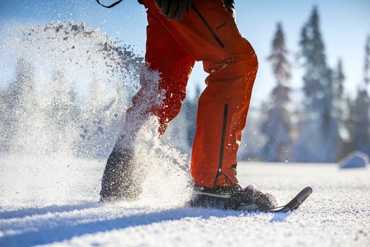 Snowshoe tour Ansättenfjäll Winter adventure in Sweden