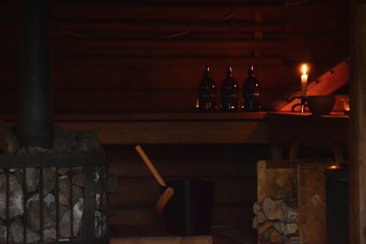 Kiruna Private Sauna Experience with Lapland Delicacies