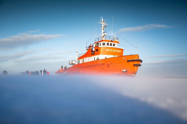 Arctic Explorer Icebreaker Cruise with Ice Floating