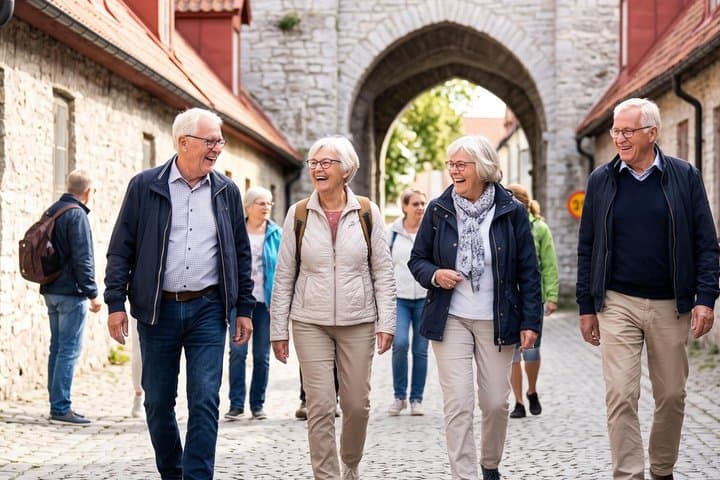 Private Medieval Walking Tour in Visby Cathedral & Gardens