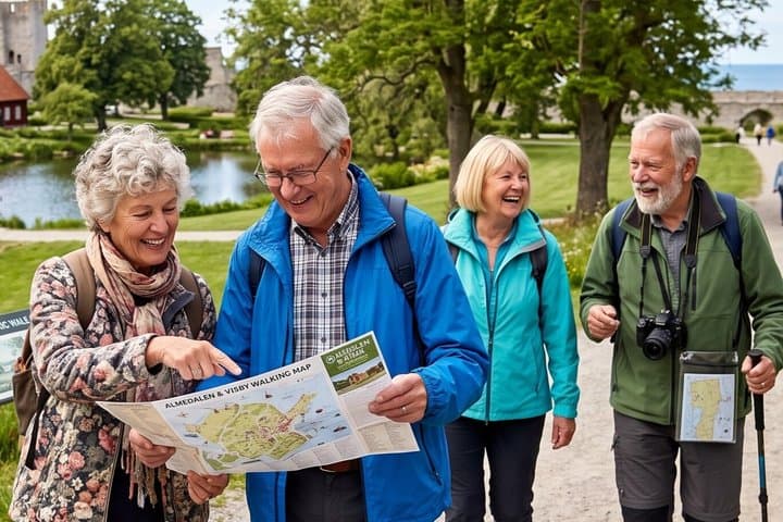 Private Medieval Walking Tour in Visby Cathedral & Gardens