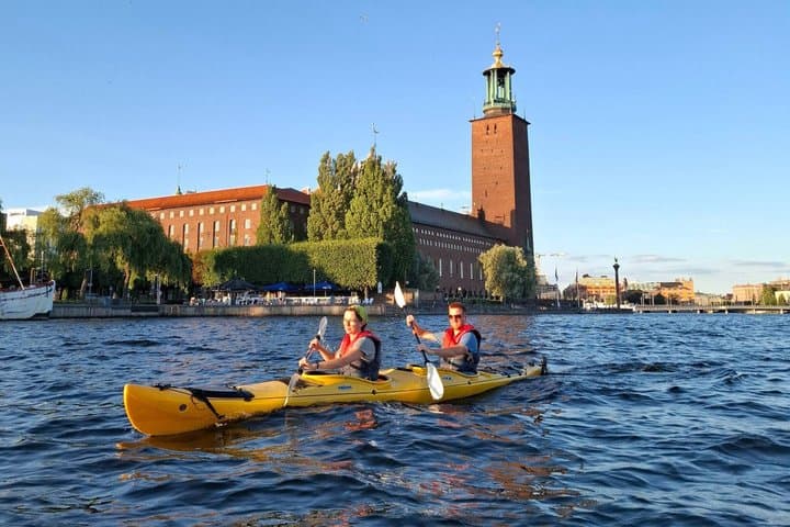 Guided Kayak Tour in Central Stockholm