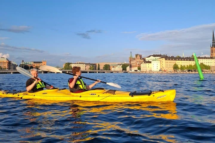 Guided Kayak Tour in Central Stockholm