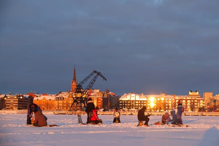Ice Fishing Adventure in Luleå