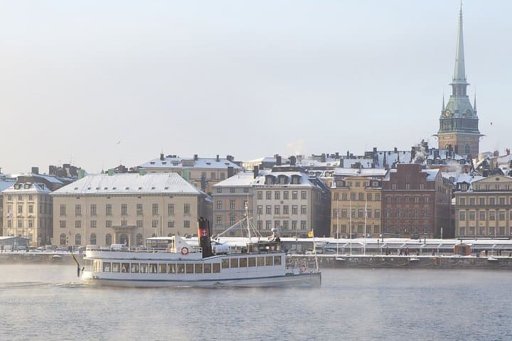 Stockholm Winter Boat Tour with Guide