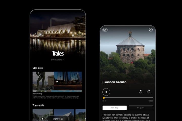 Private Self-Guided Tour in Gothenburg With 100 Audio Stories