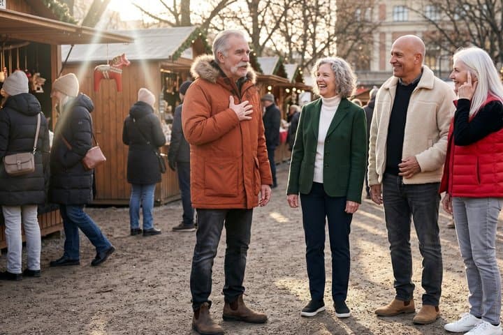 Private Christmas Walking Tour in Malmö Historic Heritage