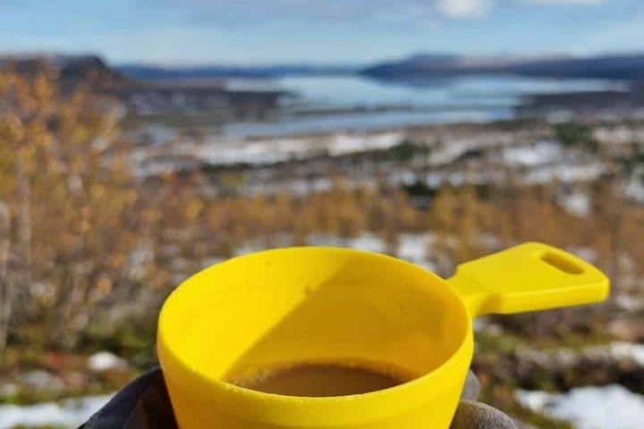 Kiruna Small Group Snowshoe Tour with Fika